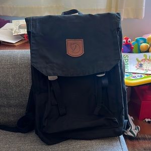 FjallRaven Black Fold-sack Backpack